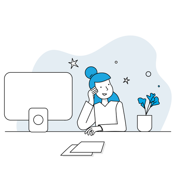 Illustration Aufatmen statt runterschlucken