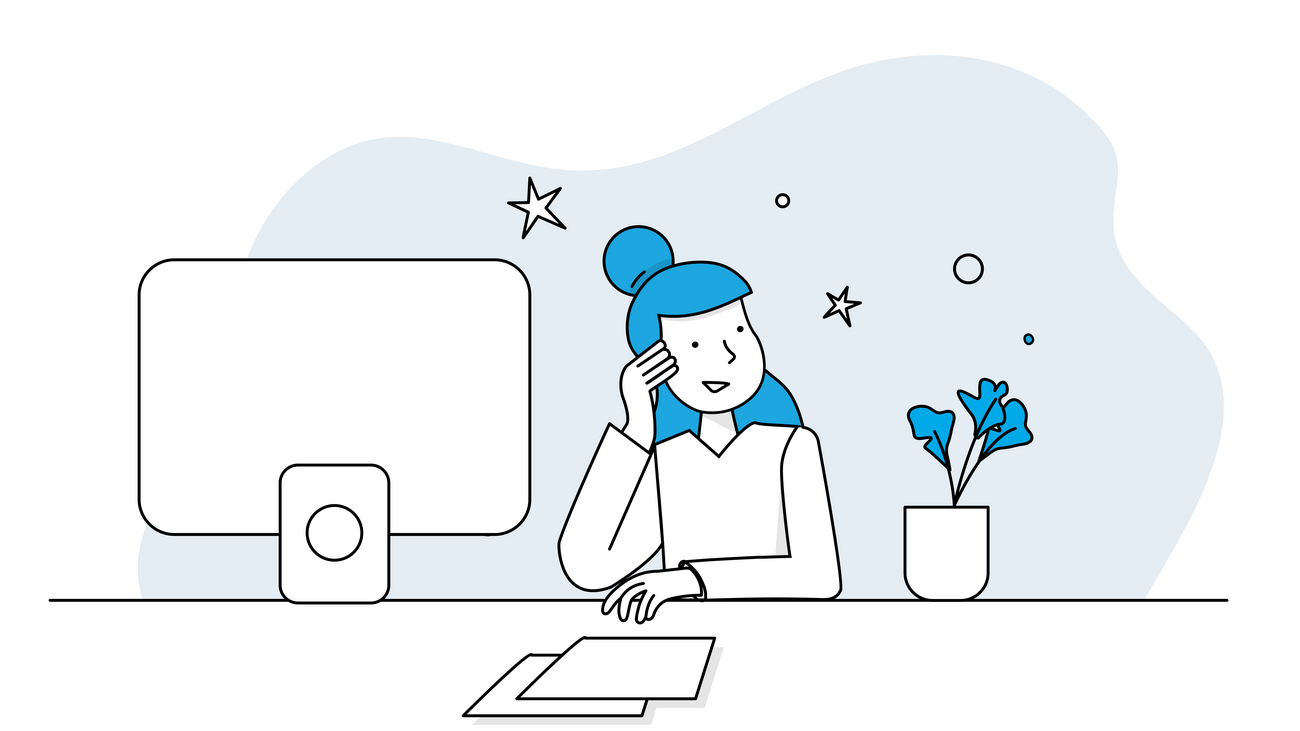 Illustration Aufatmen statt runterschlucken